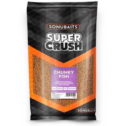 Zanęta Sonubaits Supercrush / Chunky Fish / 2 kg / *S0770022* sklep wędkarski makarfish