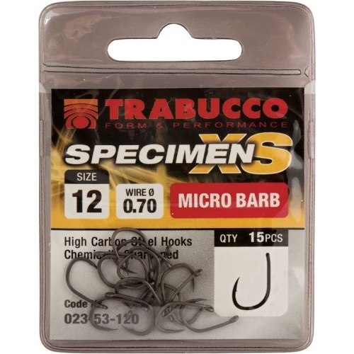 Haczyki Trabucco XS Specimen / roz 16 / 15 szt / z oczkiem / *023-53-160* sklep wędkarski Makarfish