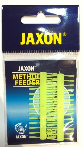 Stopery do przyponów włosowych Methoda Jaxon Quickstop / 2 sztuki / Żółte / *AC-PC108B* sklep wędkarski Makarfish