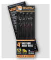 Przypony Guru Speedstop Ready rig / Hak 10 / bezzadziorowe / 4" - 10 cm / żyłka - ∅ 0,25 - 12lb / 8 szt / *GR001* sklep wędkarski makarfish 2