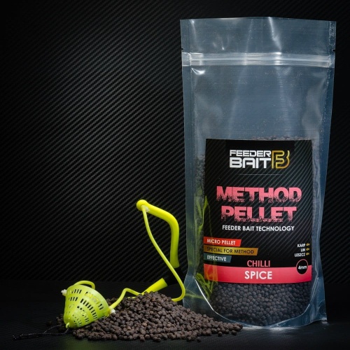 Pellet Feeder Bait / Spice Black - Chili Czarne / 4 mm / 800 g / *FB12-21* sklep wędkarski makarfish 
