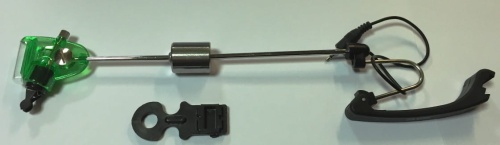 Swinger / Sygnalizator brań Jaxon / świecący / zielony / *AJ-SYS103C* sklep wędkarski Makarfish