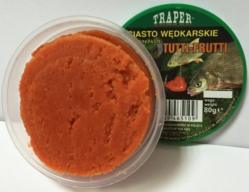 Ciasto proteinowe na haczyk Traper  Tutti Frutti  80 g  17004  makarfish.jpg