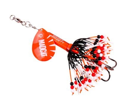 Obrotówka DAM MADCAT / Rattlin' Teaser Spinner / 85 g / Fluo Orange / *5821001* sklep wędkarski makarfish