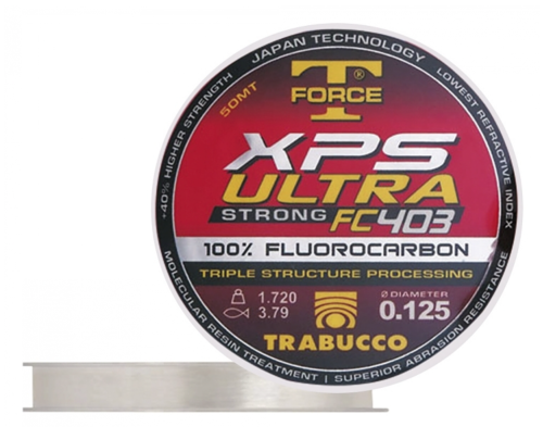 Żyłka, fluorocarbon Trabucco T-Force XPS Ultra Strong FC403 / 0,104 mm / 1,56 kg / 50 m / *053-58-100* sklep wędkarski Makarfish