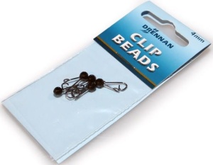 Agrafka ze stoperem Drennan / 4 mm / Czarne / 5 szt / *69-482-002* 