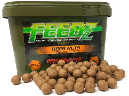 Kulki proteinowe Star Baits Feedz / Tigernut - Orzech Tygrysi / ∅ 14 mm / 4 kg / + wiaderko / *40546*  sklep wędkarski makarfish 