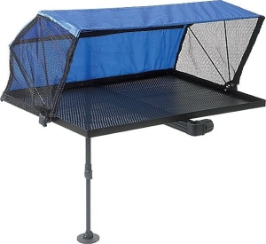 Półka boczna Jaxon z osłoną / 65 x 45 cm / ∅ 25 mm / *AK-KZE029*