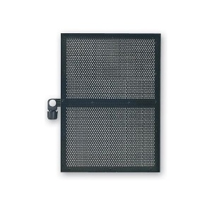 Ażurowa półka boczna Jaxon / 36 cm x 51 cm / ∅ 25 mm / *AK-KZE009*