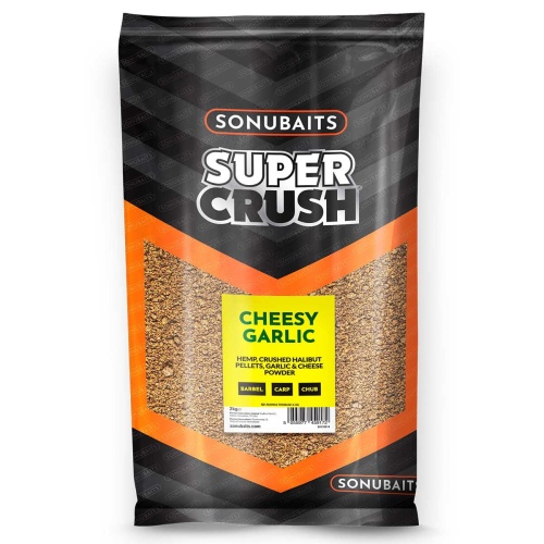 Zanęta Sonubaits Supercrush / Cheesy Garlic / 2 kg / *SS/CG*  sklep wędkarski makarfish
